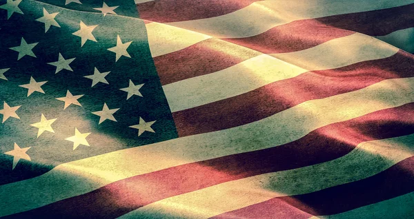 Гранж США американський прапор — стокове фото