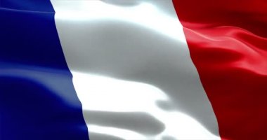 Fransa bayrağı kumaş dokusu