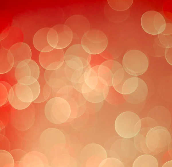 Red and yellow bokeh light vintage background — Stock Photo, Image