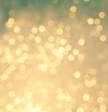 Vintage altın bokeh açık renkli