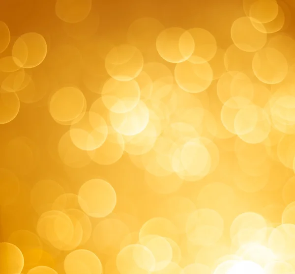 Abstract golden bokeh light background — Stock Photo, Image