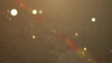 Altın patlama tatil yeni yıl kutlama mutlu yeni yıl 2016 pırıl pırıl,
