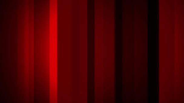 Digital perfectamente bucle de abstracto varios colores rojo sombra líneas verticales moviendo fondo — Vídeo de stock