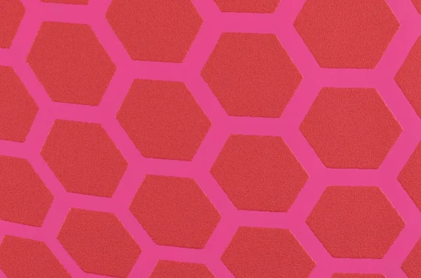 Red and pink hexagon wallpaper background — Stock Photo, Image