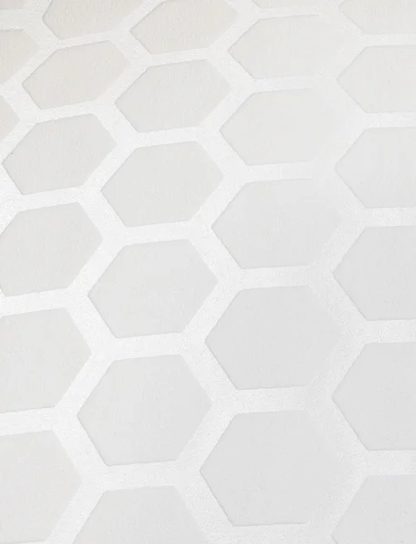 White hexagon pattern wallpaper background — Stok fotoğraf