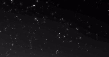 soyut toz parçacıklarının hareketi karanlık arka arka plan döngü