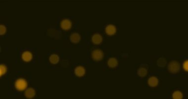 Altın parıldayan Noel arkaplanı Bokeh ile yüzüyor, altın bayram mutlu yıllar