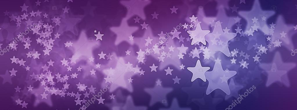 Purple Starry Background for Facebook Cover Photo Royalty Free Stock Images