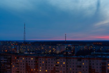 Gecenin ışıkları.