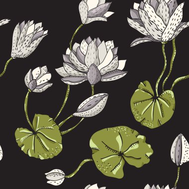 Sorunsuz nilüfer desen