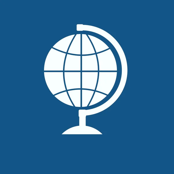 Das Globus-Web-Symbol — Stockvektor