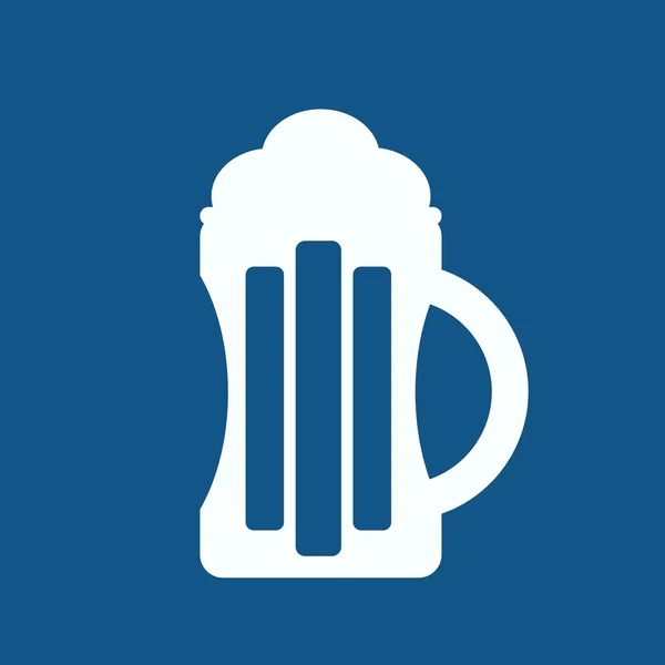 Ícone web cerveja — Vetor de Stock