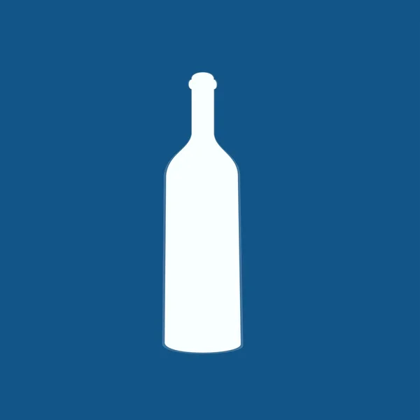 Bottle of wine icon — Stock Vector