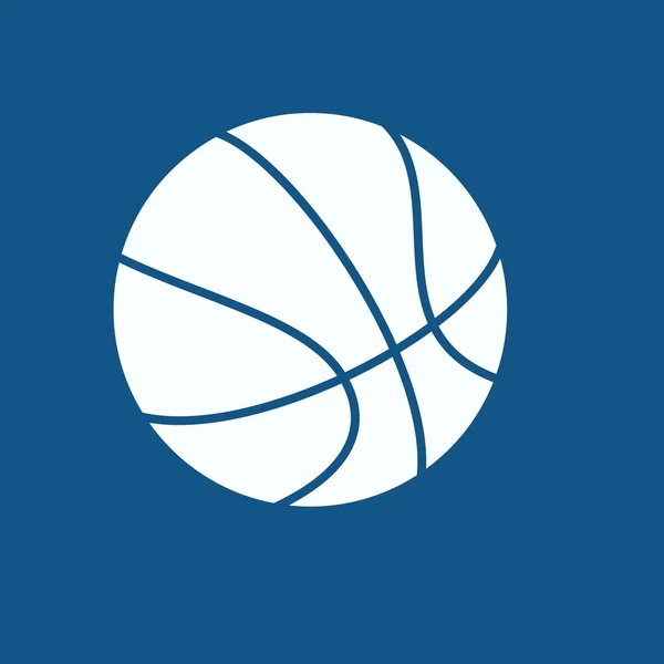 Icône web basket-ball — Image vectorielle