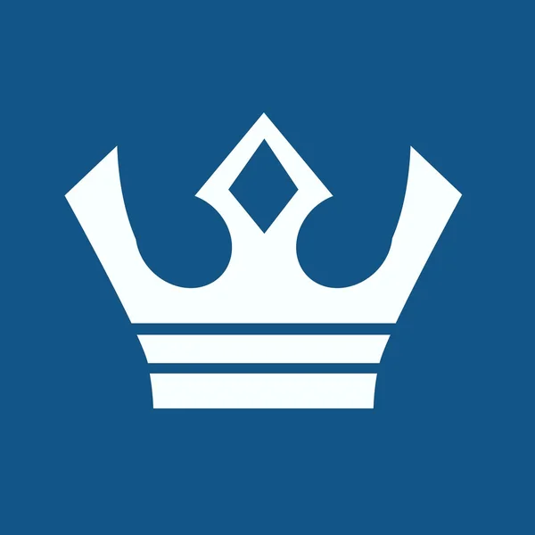 皇家皇冠标志图标 — 图库矢量图片