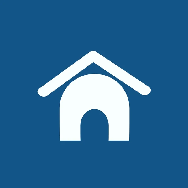 Icona della casa del cane — Vettoriale Stock