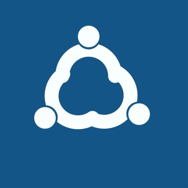 kişi grubu, takım çalışması simgesi