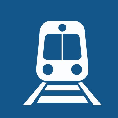 Tren ulaşım simgesi
