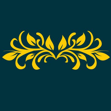 çiçek süsleme tasarım öğesi