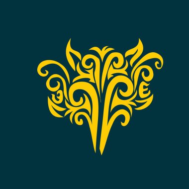 çiçek süsleme tasarım öğesi