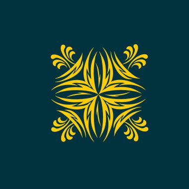 çiçek süsleme tasarım öğesi