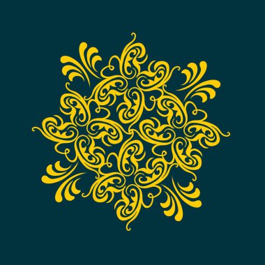 çiçek süsleme tasarım öğesi