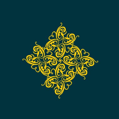 çiçek süsleme tasarım öğesi