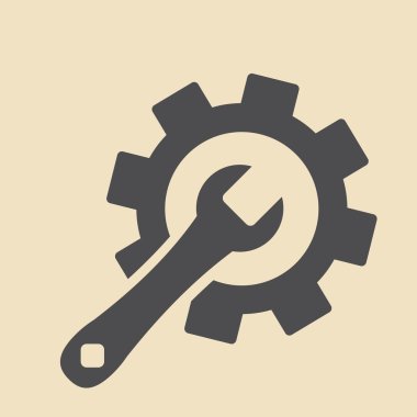 Servis, dişli, wrench kutsal kişilerin resmi