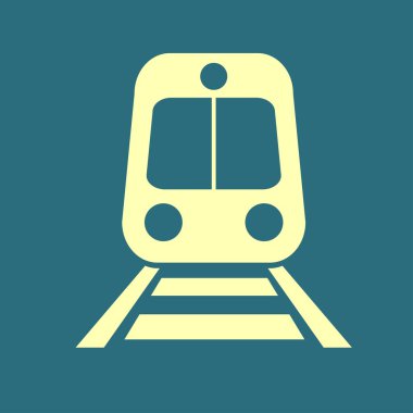 Tren ulaşım simgesi