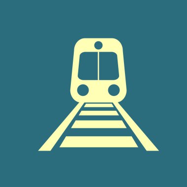 Tren ulaşım simgesi