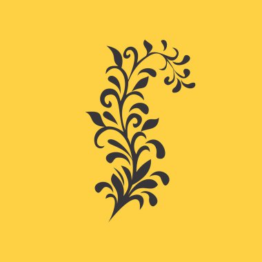 çiçek süsleme tasarım öğesi