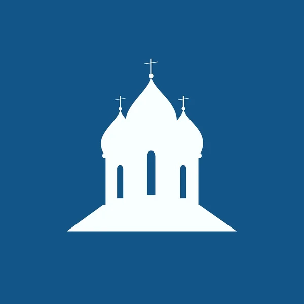 Iglesia catedral ortodoxa — Archivo Imágenes Vectoriales