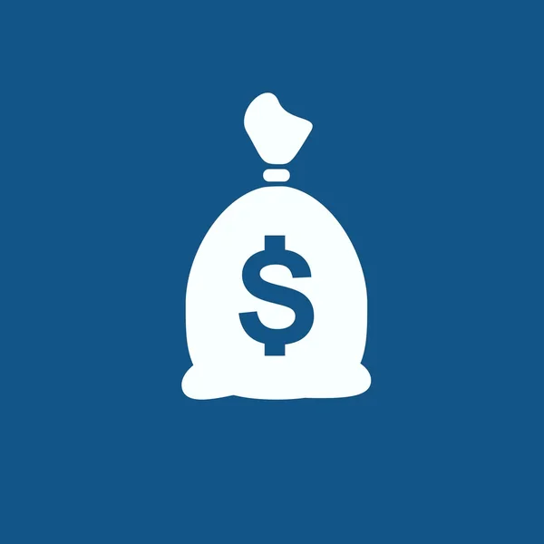 Moneybag-web ikon — Stock Vector