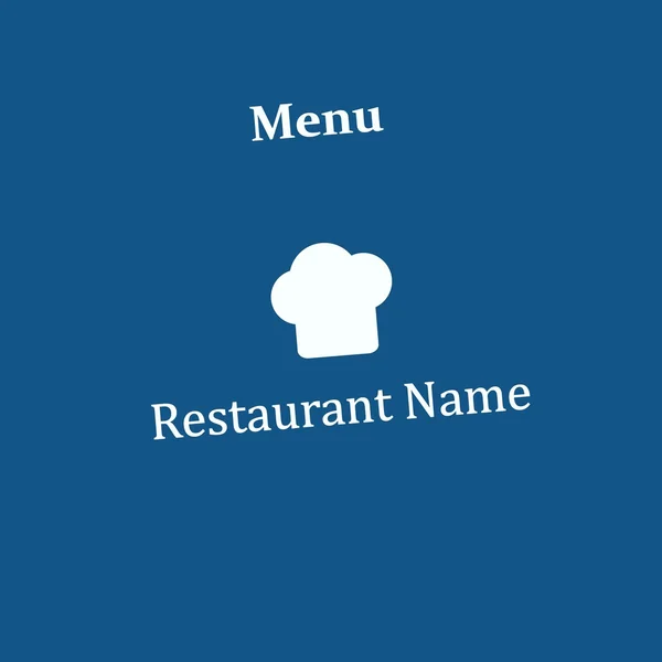 Restaurace retro ikonu nabídky — Stockový vektor