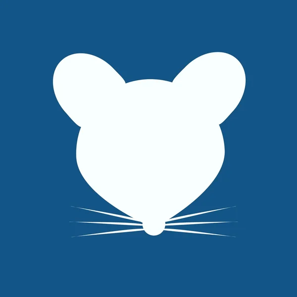 Cabeça de rato Web Icon —  Vetores de Stock