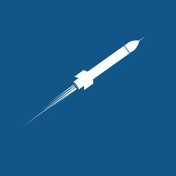 Space rocket icon — Stock Vector