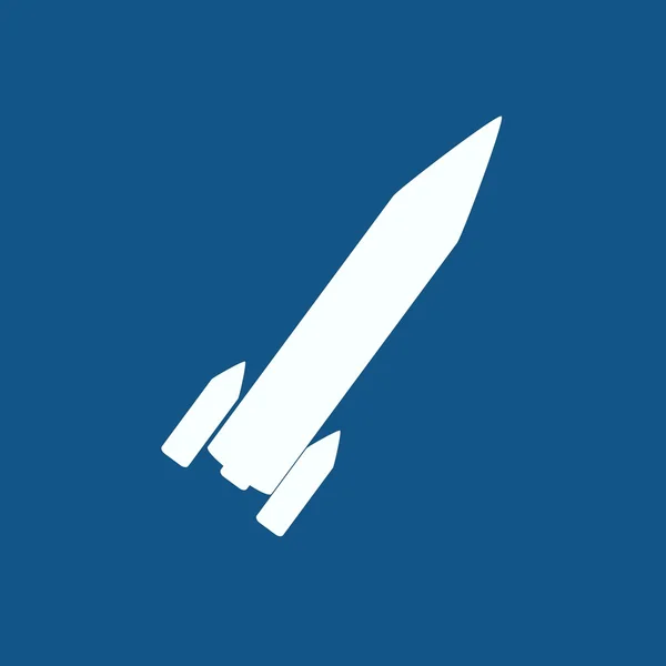 Ikona rakiety kosmicznej — Wektor stockowy