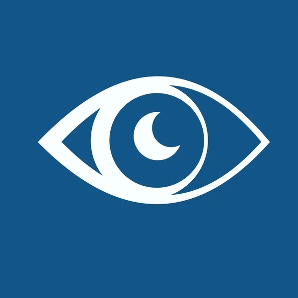 Auge-Netz-Symbol — Stockvektor