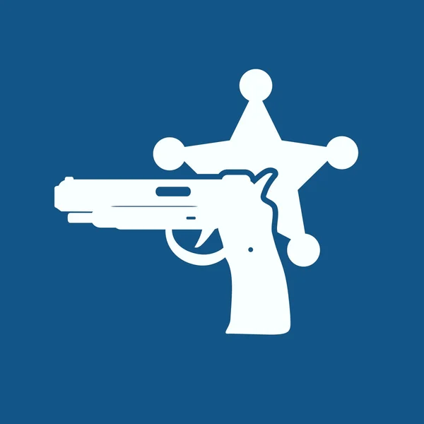 Moderne politie pictogram. — Stockvector