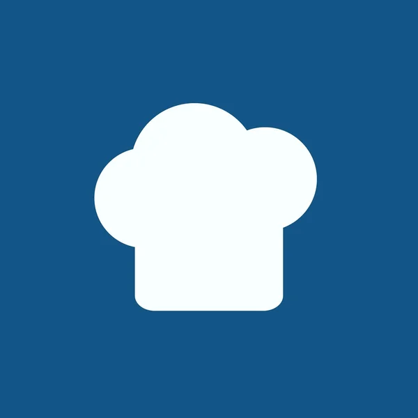 Chef hoed pictogram — Stockvector