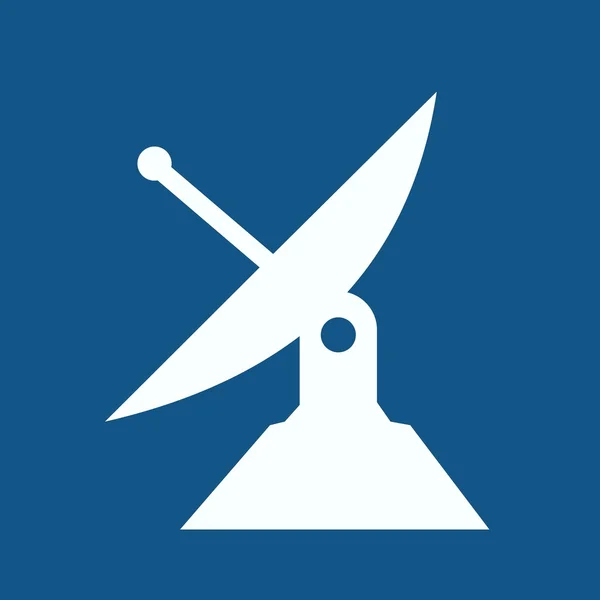 Satellite dish icon — Stock Vector
