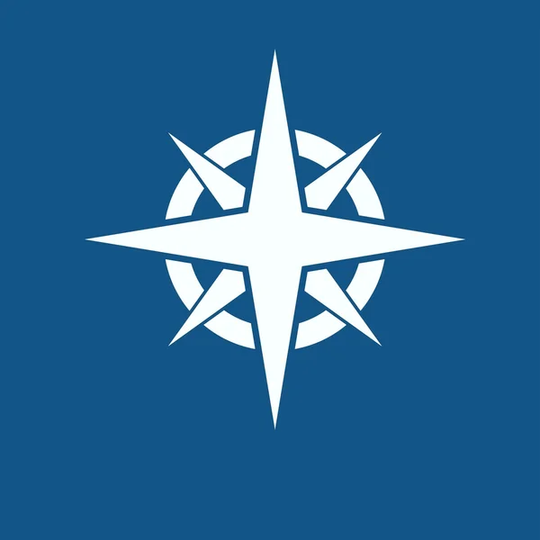 Navigationskompass-Symbol — Stockvektor