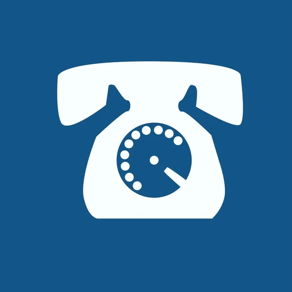 Icona del telefono isolato — Vettoriale Stock