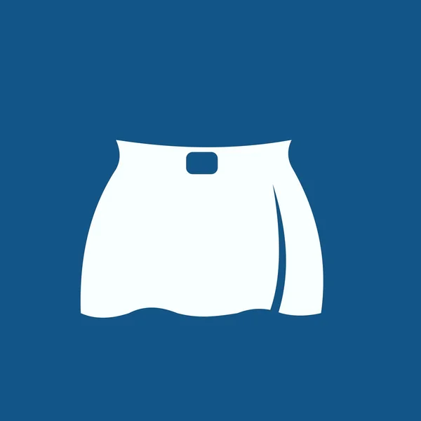 Ikona webové sukně — Stockový vektor
