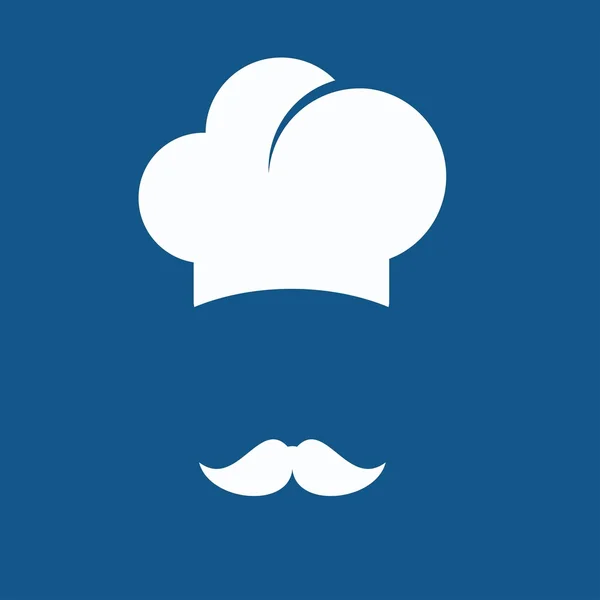 Ikona kapelusza szefa kuchni — Wektor stockowy