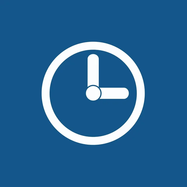 Heure, icône de l'horloge — Image vectorielle