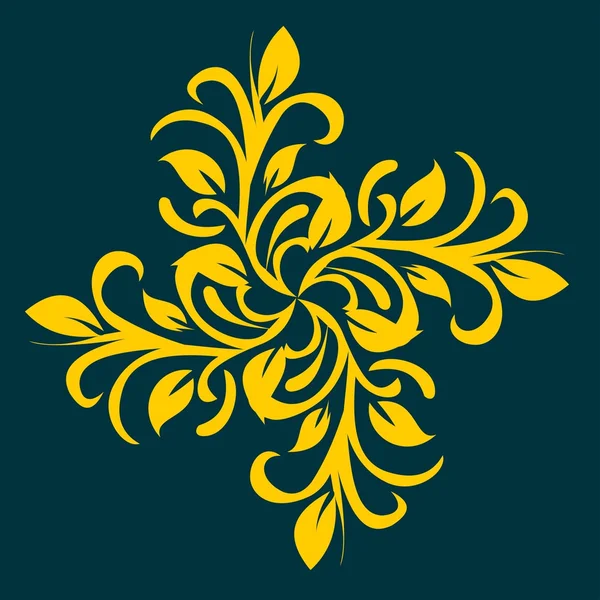 çiçek süsleme tasarım öğesi