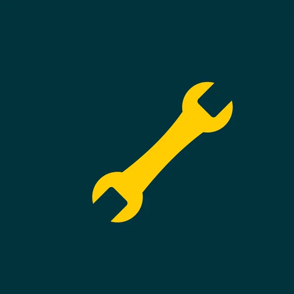 Serwis, naprawa, ikonę klucza — Wektor stockowy