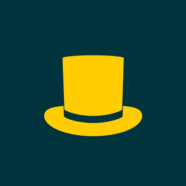 Icône chapeau haut — Image vectorielle