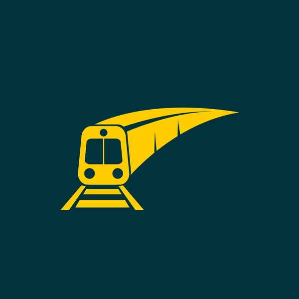 Icono de transporte de tren — Vector de stock